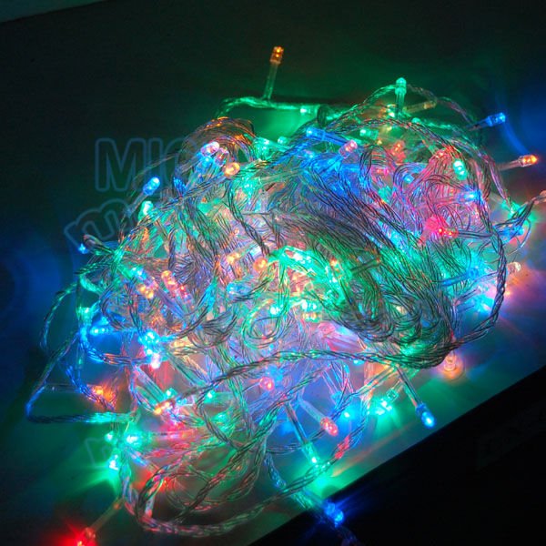 Top Quality EU Christmas LED RGB lighting, 10Meters 100leds with controller Christmas String ...