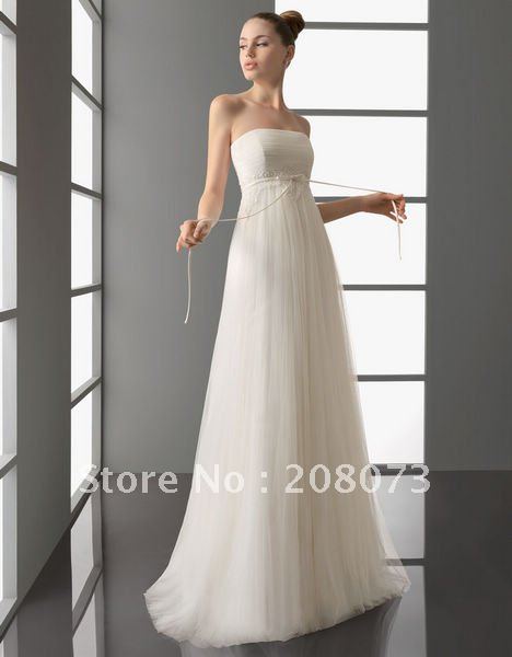 Strapless Bow Tulle Empire Floorlength 2012 Aire Barcelona 125 Parsi 