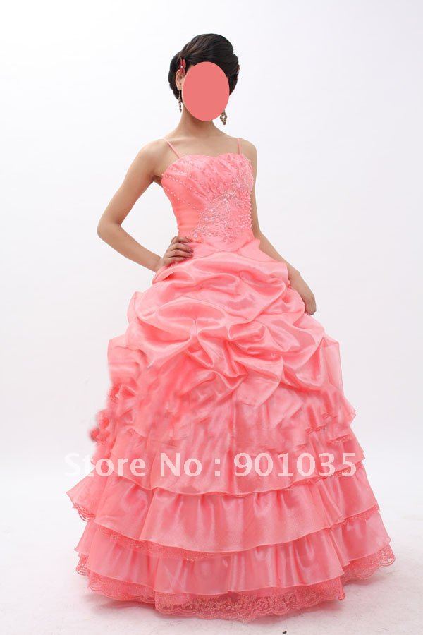 Wholesale Beautiful Hot Pink Wedding Dress A1037 SXL