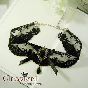 Vintage Black Necklace