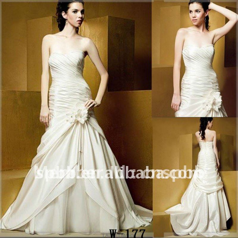 Latest elegant design Sweetheart ball gown W177 wedding gowns
