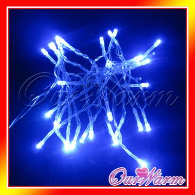 Free Shipping Blue 3M 30 LED Battery String Light Xmas Wedding Decoration