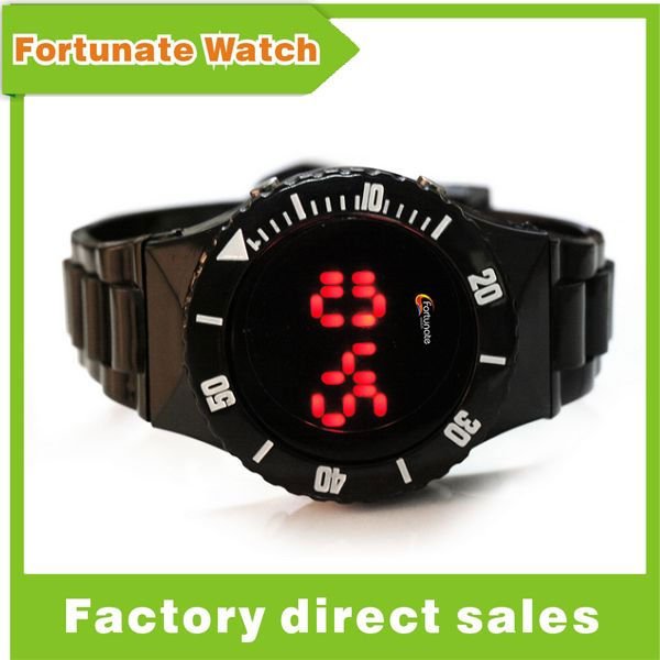 LED Watch SHARP Lava Style Iron Samurai Metal led watch