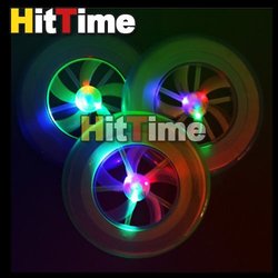 Hot Colorful Spin LED Light Outdoor Toy Flying Saucer Disc Frisbee UFO Kid Toy [8607|01|01](China (Mainland))