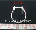 DIY Plating Silver Fashion Charm Adjustable Rings Base Blank Open Rings,Finger Rings Jewelry Finding 100pcs/lot