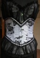 Free shipping!! Sexy Lingerie Black Lace up Corset,women's Bustier/G-String