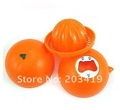 Wholesale 18pcs/lot Beautiful Creative Cute Plastic orange fruit squeezer and Bottle Opener cans opener orange double use