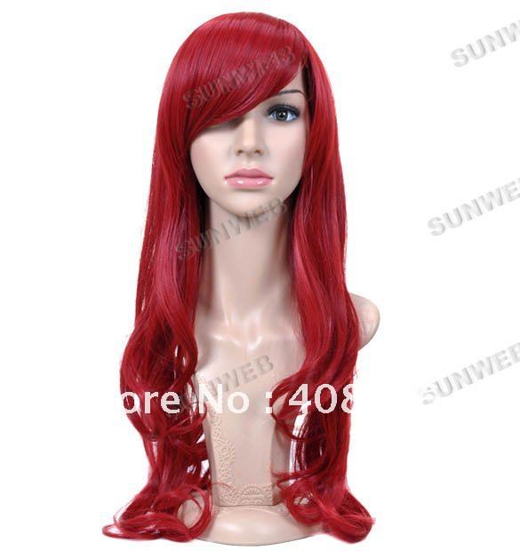 Wig/Wigs fashion Long Wavy Curly hair Pink Cosplay Party Hair+ Wig Cap Wig/Wigs fashion Long Wavy Curly hair Pink Cosplay Party Hair+ Wig Cap