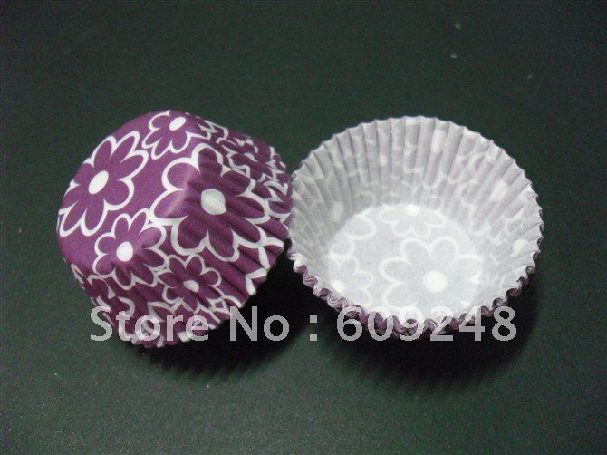 Free Shipping Paper Cupcake LinersPurple Cupcake Wrapper Wholesale 