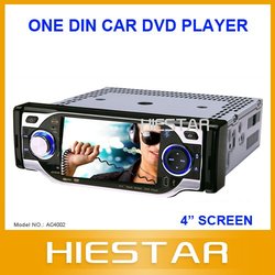 4" TFT detachable Panel Car DVD Player one din car dvd +TV+AV IN/AV Out+RDS+Bluetooth+RDS (AC4002(China (Mainland))