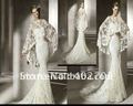 2012 New style Mermaid Sweetheart Ivory Lace Embroidery Wedding Dress