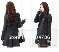 2011 New Fashion woman beaver outerwear wind coats suit jacket overcoat outer garment woolen sheep's wool outer wear surcoat