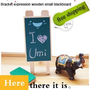 Free shipping small blackboard cute message blackboard Mini blackboard  Cork message board promotion gift 5pcs/lot here QS12013