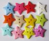 NB017 Pentagon shape 19mm multicolors 2 holes fashion plastic button 350pcs/lot wholesale craft buttons