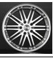 selling Gunmetal With Face Polished Alloy passenger car Wheels Rims size:19X8" 5-114.3 +30 73.1(China (Mainland))
