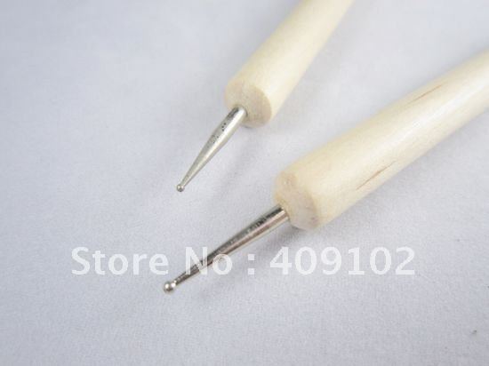 Free shipping nail art tools! 2 size head each pen use for dotting tools on