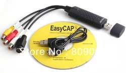 Easycap USB 2.0 Video TV DVD VHS Audio Capture Adapter(China (Mainland))