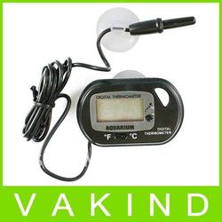 brand new pouco sensor com fio aquário termômetro digital tanque de peixes