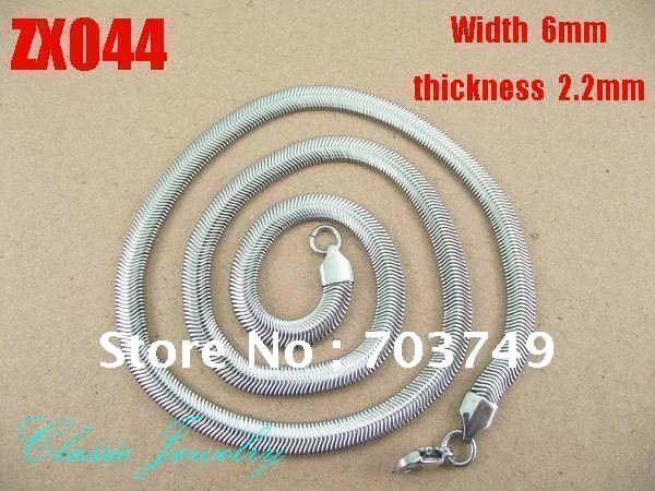 750mm (29.3Inch) length 2.5mm 316L stainless steel fashion cross shape chain Jewelry man male necklace chains ZX123