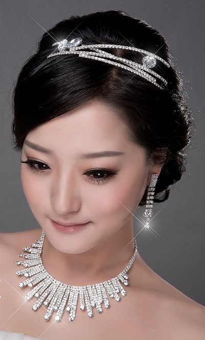 Bridal Accessory Stores on Jewelry Wedding Supplies Crown Hair Shiny Diamond Bridal Accessories