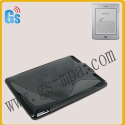 New Black TPU Back Case Cover For Kindle Touch(China (Mainland))