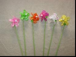 windmill stick- animal garden sticks-plastic garden stick--wooden swizzle sticks(China (Mainland))