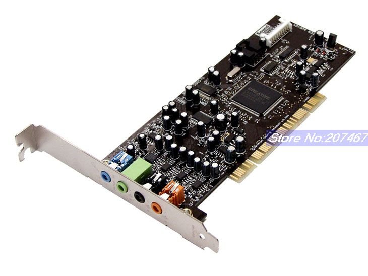 Free Shipping Creative Sound Blaster Audigy Value 7.1 SB0570 sound card