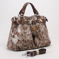 Free Shipping Real Cow Leather Women's Handbag Genuine Leather Tassel Bag Snake Lines Messenger Bags Wholesale Retail 8062-4