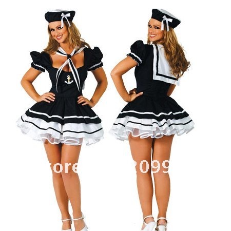 Halloween Costumes Wholesale on Sexy Costume  Women Sailor Dress  Halloween Costume Party Costumes