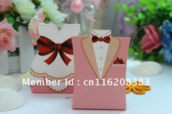 Personalized Wedding Dress Tuxedo Favor Gift Boxes bride groom wedding Personalized Wedding Dress Tuxedo Favor Gift Boxes bride groom wedding