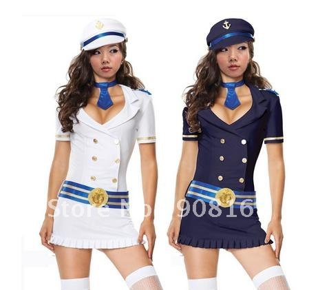 Sexy Twins on Sexy Conjoined Twins Stewardess Outfit At Night Club V Steel Tube