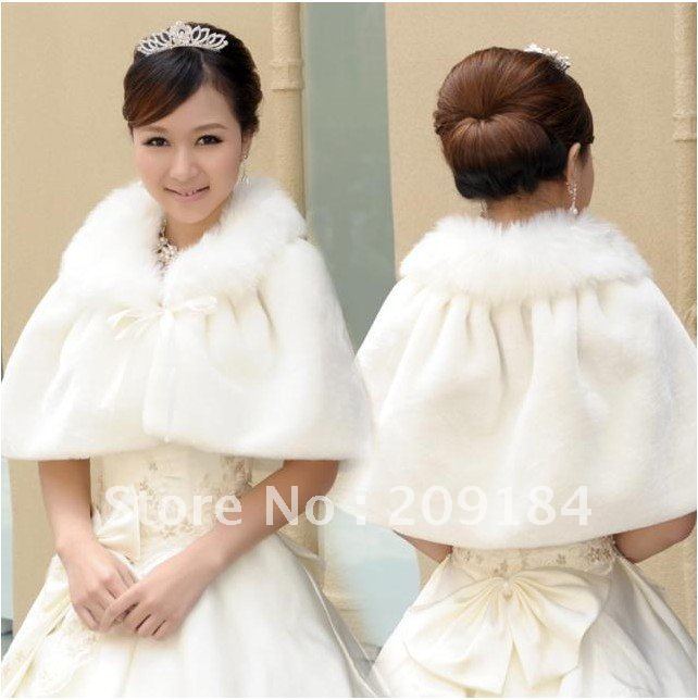 Wedding Bolero Jacket Bridal Wraps Shawl ivory Gown Cape Accessories Low