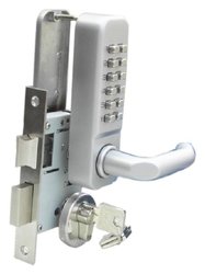 Free Shipping KEY Mechanical Digital Door Lock(China (Mainland))
