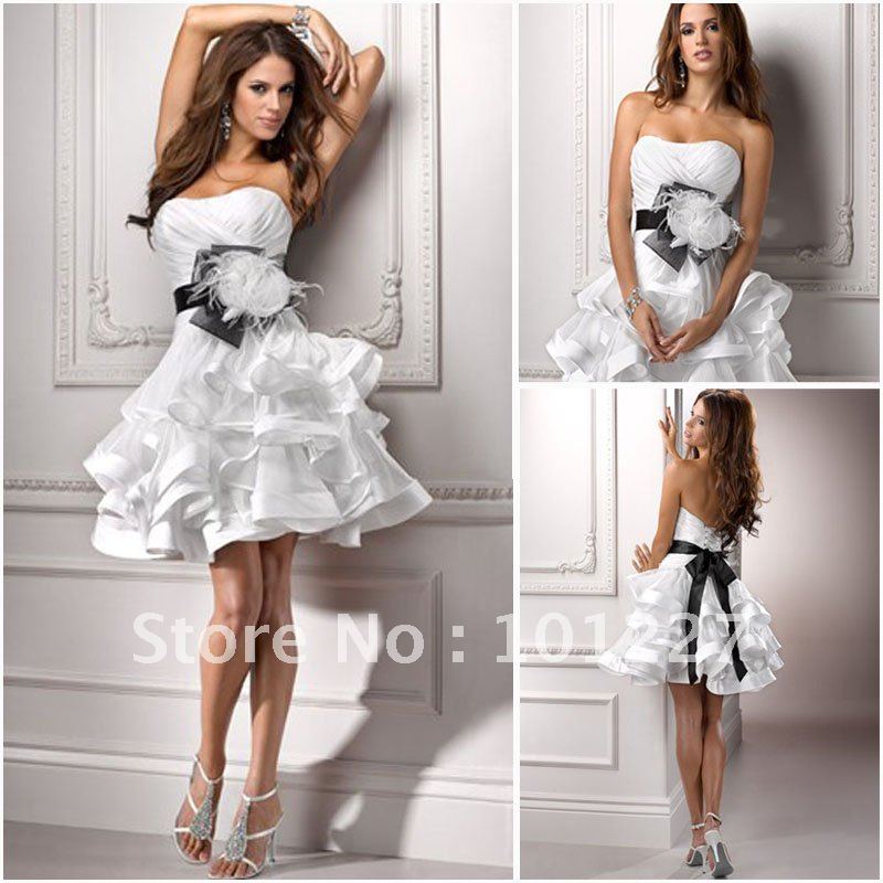 Short mini wedding dress Short mini wedding dress