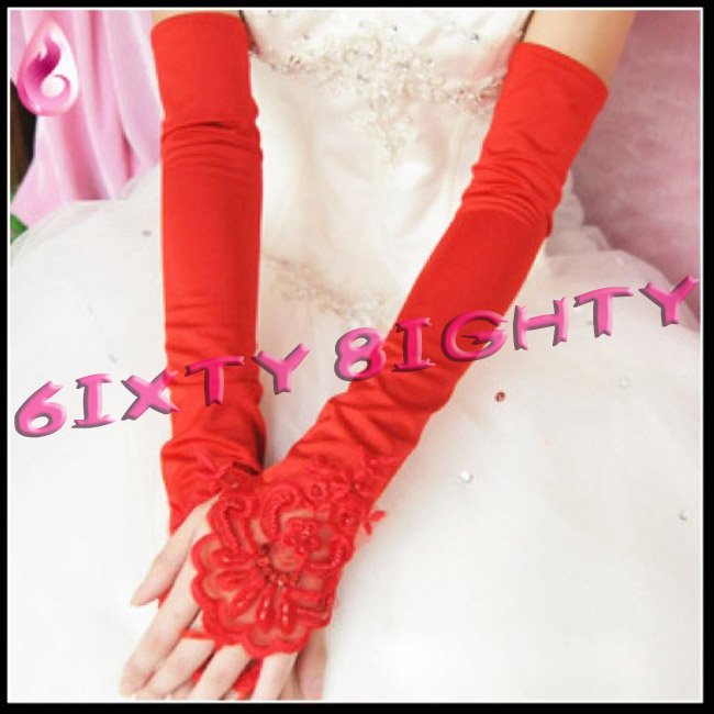 10pairs lot Hot Fingerless lace Wedding Bridal GlovesLength38cm