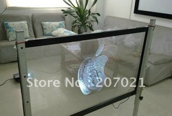 1.524m*30m holographic screen easy install ultra-light rear projection for windows shop advertising,presentation show(China (Mainland))