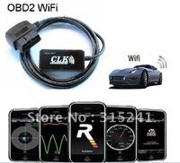 Free Shipping WiFi OBD2 Interface scanner Obd2 code reader for iPhone, iPad, ipod touch and PC