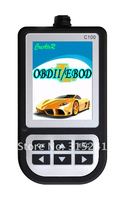 Fast Shipping Auto Scan OBDII/EOBD Code Reader OBD2 code scanner C100 10pcs/lot