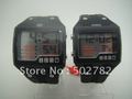 Free shipping-Fashion Unisex Luxury COOL FUCDA Unique Digital LED Watch 2 Year Warranty/55pcs