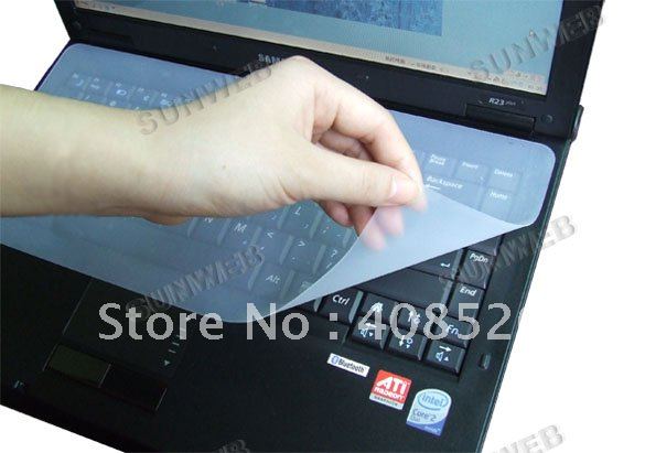2012 new Universal laptop Silicone Keyboard skin cover protector free shopping 1238(China (Mainland))