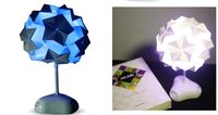 10PCS DIY origami light AKARI origami lamp Colorful night light Free Shipping