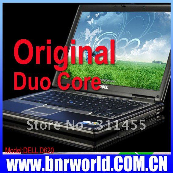 The cheapest old brand laptop dual core used laptop with 1gbM 60GB and with DVD