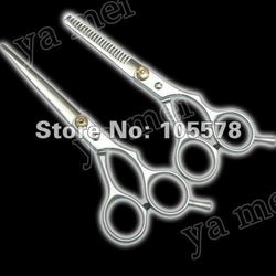 freies Dropshipping 1set/lot (2pcs)! Haar-Ausschnitt-verdünnenschere-Frisuren-Scheren