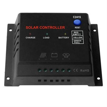 Solar Controller  6A 12V 24V Solar Charge Controllers CE RoHS Protection from Overload Overcharge Overdischarge and Thunder Free