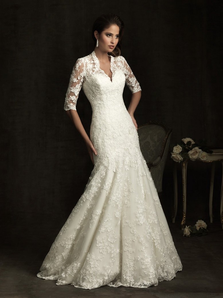 long sleeved wedding dresses