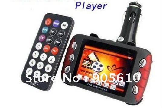Newest 2.4" screen 2GB/4GB Car audio Car MP3 MP4 MP5 Player with holder built-in speaker and FM Transmiter Free shipping(Hong Kong)
