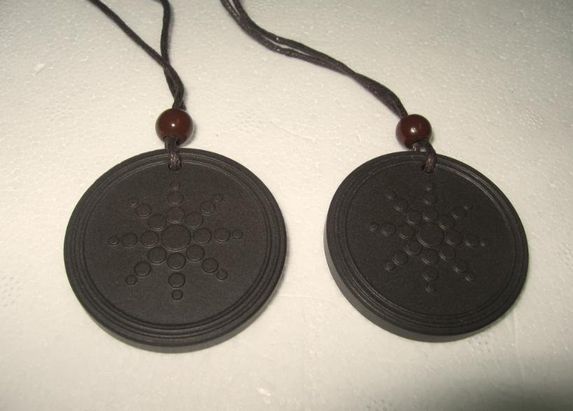 30pieces/lot Wholesale Crystal lava energy quantum stone pendant WTH-809-A good for health(China (Mainland))