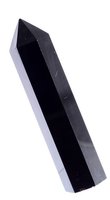wholesale!4.7" Natural Obsidian Wand point #2N38