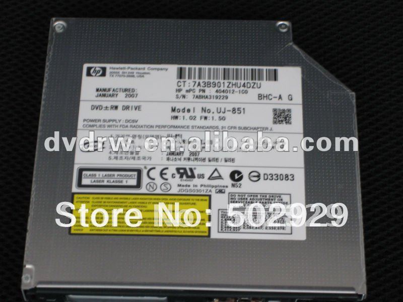 UJ851 UJ-851 IDE Tray Internal Laptop DVDRW Driver with Lightscribe