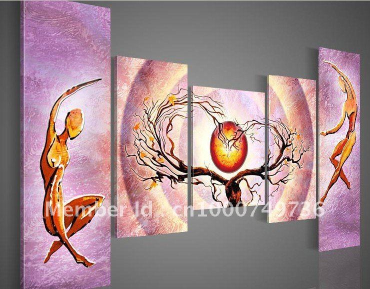 Framed 5 Panels Huge Oil Paintings,Wall Art,Home Decoration Oil Painting ... Framed 5 Panels Huge Oil Paintings,Wall Art,Home Decoration Oil Painting ...
